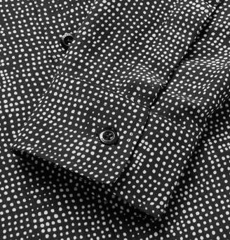 Givenchy Polka-Dot Cotton and Silk-Blend Shirt - Men - Gray