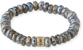 Thumbnail for your product : Sydney Evan 14k Mixed-Cut Diamond Labradorite Bracelet