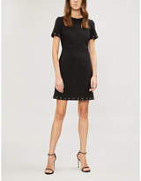 Thumbnail for your product : Maje Risis piercing-detail stretch-crepe dress