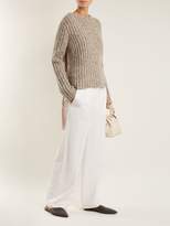 Thumbnail for your product : The Row Piefer Wide Leg Cotton Blend Trousers - Womens - Ivory