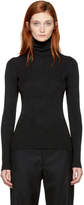 Thumbnail for your product : 3.1 Phillip Lim Black Ribbed Lurex Turtleneck