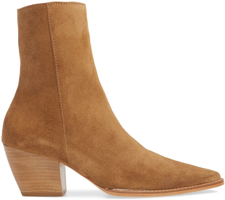 Caty Western Pointed Toe Bootie