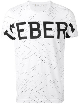 Iceberg logo print T-shirt - men - Cotton - S