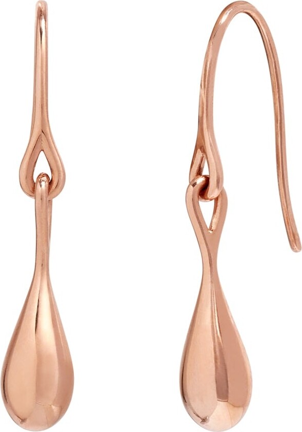 Roseate Jewelry Roseate Waterdrop Earrings In Rose Gold, Small