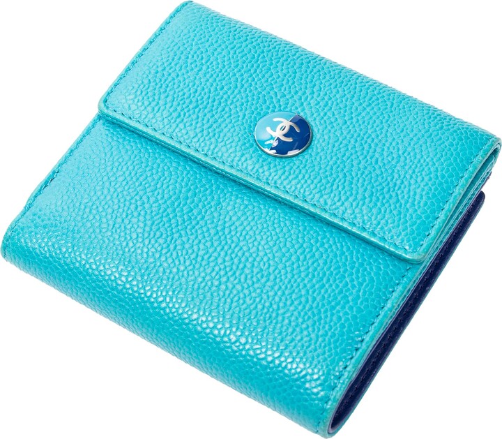 Chanel CC Timeless Button Compact Bifold Wallet - ShopStyle