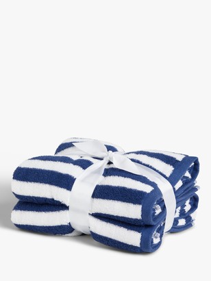 John Lewis & Partners Stripe Cotton Towels, Pack of 2