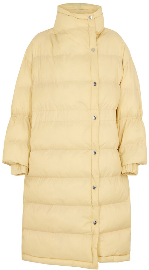 Remain By Birger Christensen Ember Cream Quilted Shell Coat - ShopStyle