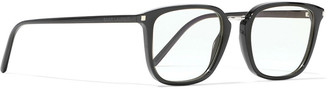 Saint Laurent Square-frame Tortoiseshell Acetate Optical Glasses