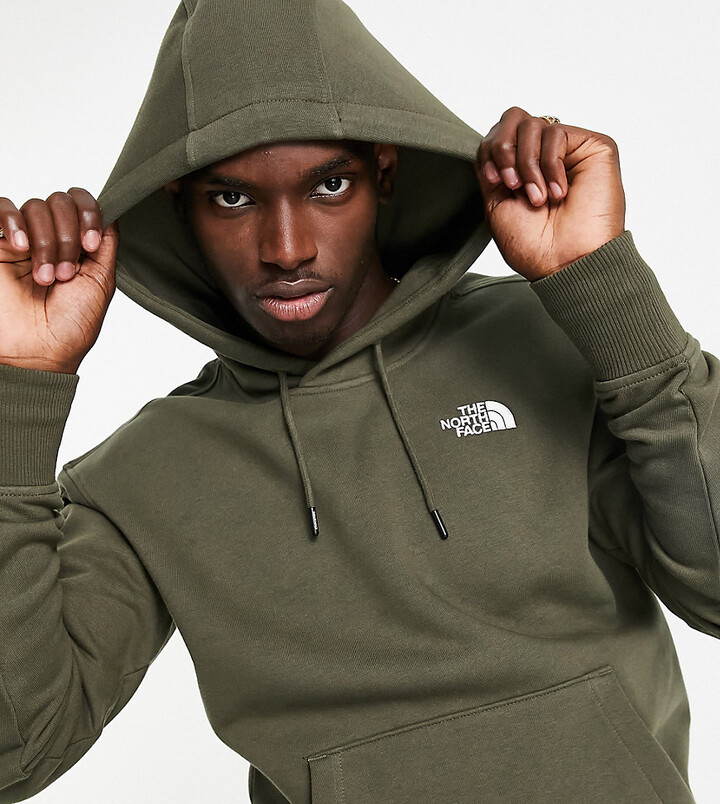north face dark green hoodie
