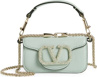 All Blinged Out With Valentino's Crystal Embroidered Locò Bag - BAGAHOLICBOY