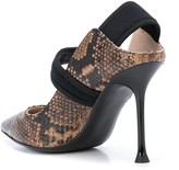 Thumbnail for your product : Alberto Gozzi Snakeskin Effect Mary Jane Pumps