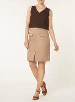 Thumbnail for your product : Dorothy Perkins Chocolate V-Neck Shell Top