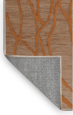Hokku Designs Machine Washable Abstract Beige Area Rug