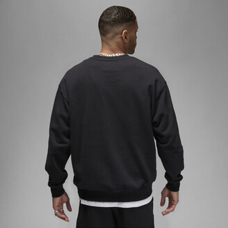Jordan Men's Essentials Fleece Crewneck Sweatshirt in Black