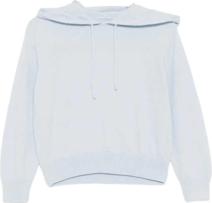 Teddy Cashmere Logo-Embroidered Hoodie