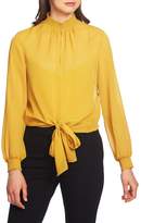 Thumbnail for your product : 1 STATE Smock Neck Tie Waist Blouse