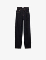 Thumbnail for your product : Claudie Pierlot Pluton straight-leg high-rise jeans