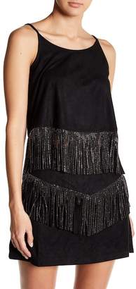 On The Road Angel Sparkly Fringe Tank