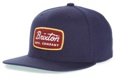 Thumbnail for your product : Brixton Men's 'Jolt' Snapback Cap - Blue
