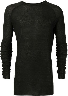 Haider Ackermann Long Sleeved T-Shirt With Round Neck