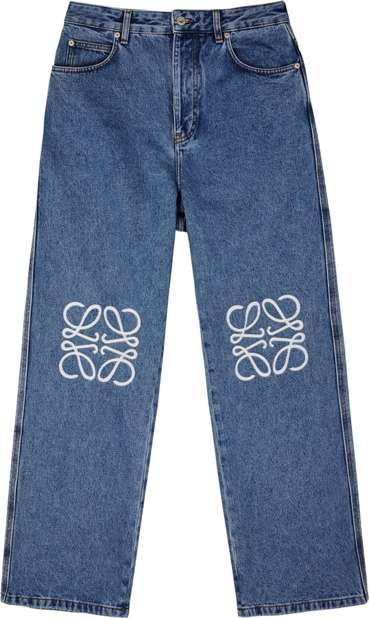 Loewe Anagram Wide-leg Jeans