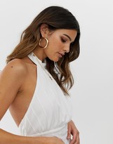 Thumbnail for your product : Skylar Rose halter top in linen co-ord