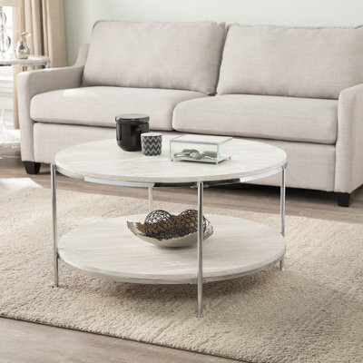 Everly Quinn Round Cocktail Table