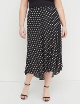 Thumbnail for your product : Lane Bryant Polka Dot Midi Skirt