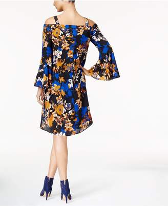 Thalia Sodi Cold-Shoulder Shift Dress, Created for Macy's