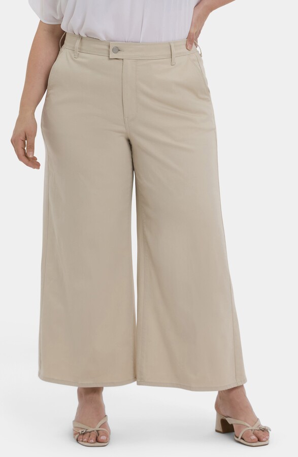 Mona High Waist Ankle Wide Leg Trouser Jeans