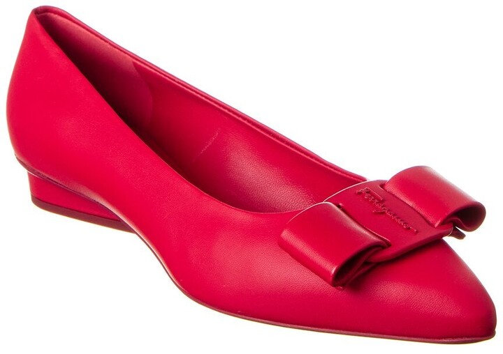 ferragamo red flats