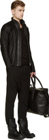 Thumbnail for your product : Rick Owens Black Drawstring Sarouel Trousers