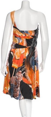 Christian Dior Silk Geode Print Dress
