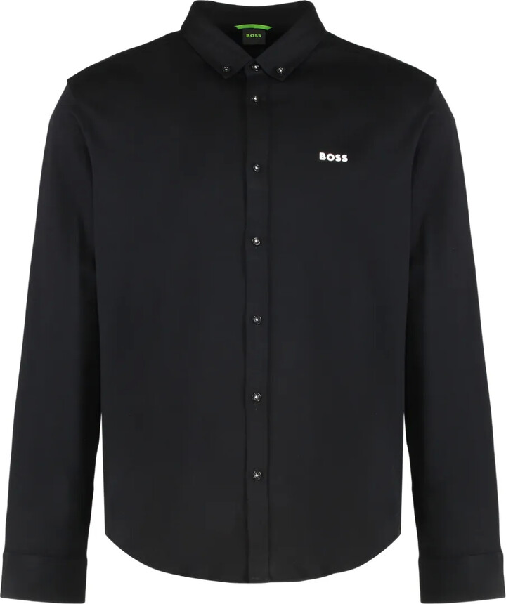 HUGO BOSS Pique Cotton Shirt