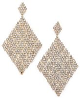 Thumbnail for your product : ABS by Allen Schwartz Faceted Mesh Drop Earrings