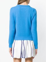 Thumbnail for your product : Alberta Ferretti crew-neck sunshine sweater
