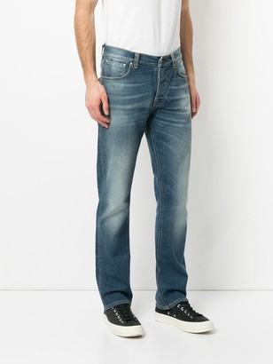 Nudie Jeans Straight-Leg Washed Jeans