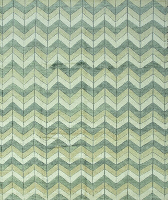 Brayden Studio One-of-a-Kind Davita Hand-Knotted Gray/Blue 8'3\