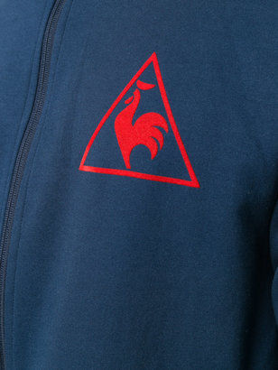 Le Coq Sportif tricolour tennis zip-up sweatshirt