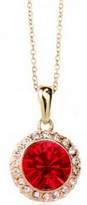 Thumbnail for your product : Moon River AmaranTeen - 18KGP Imported Crystal Round design Ball Pendant