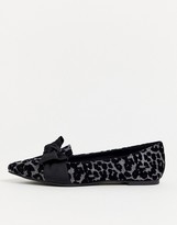 Thumbnail for your product : Simply Be wide fit trixi pointed toe pumps in leopard