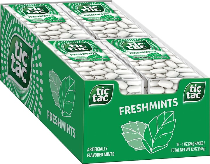 TiCTAC Tic Tac Freshmints, 12 Packs/Box (FEU00384)