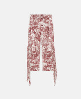 Thumbnail for your product : Stella McCartney Mushroom Print Fringed Trousers, Woman, Light Apricot