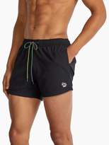 Thumbnail for your product : Paul Smith Zebra Embroidered Quick Drying Swim Shorts - Mens - Black
