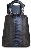 Thumbnail for your product : Thale Blanc - Racer Mini Backpack In Midnight Blue Snake