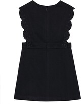 Thumbnail for your product : Chloé Children Scalloped wool-blend dress