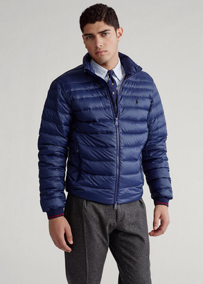 ralph lauren packable quilted down coat