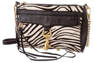 Rebecca Minkoff Ponyhair Zebra Print Mini M.A.C. Crossbody Bag