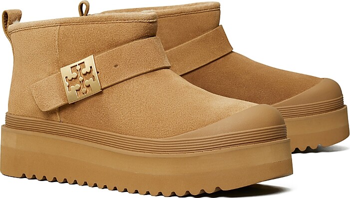 Tory Burch Women's Mellow Shearling Lined Platform Boots