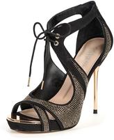 Thumbnail for your product : Carvela Gwen Studded Tie Front Sandals